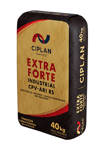 Embalagem de 40kg do Cimento Extra Forte Industrial Ciplan